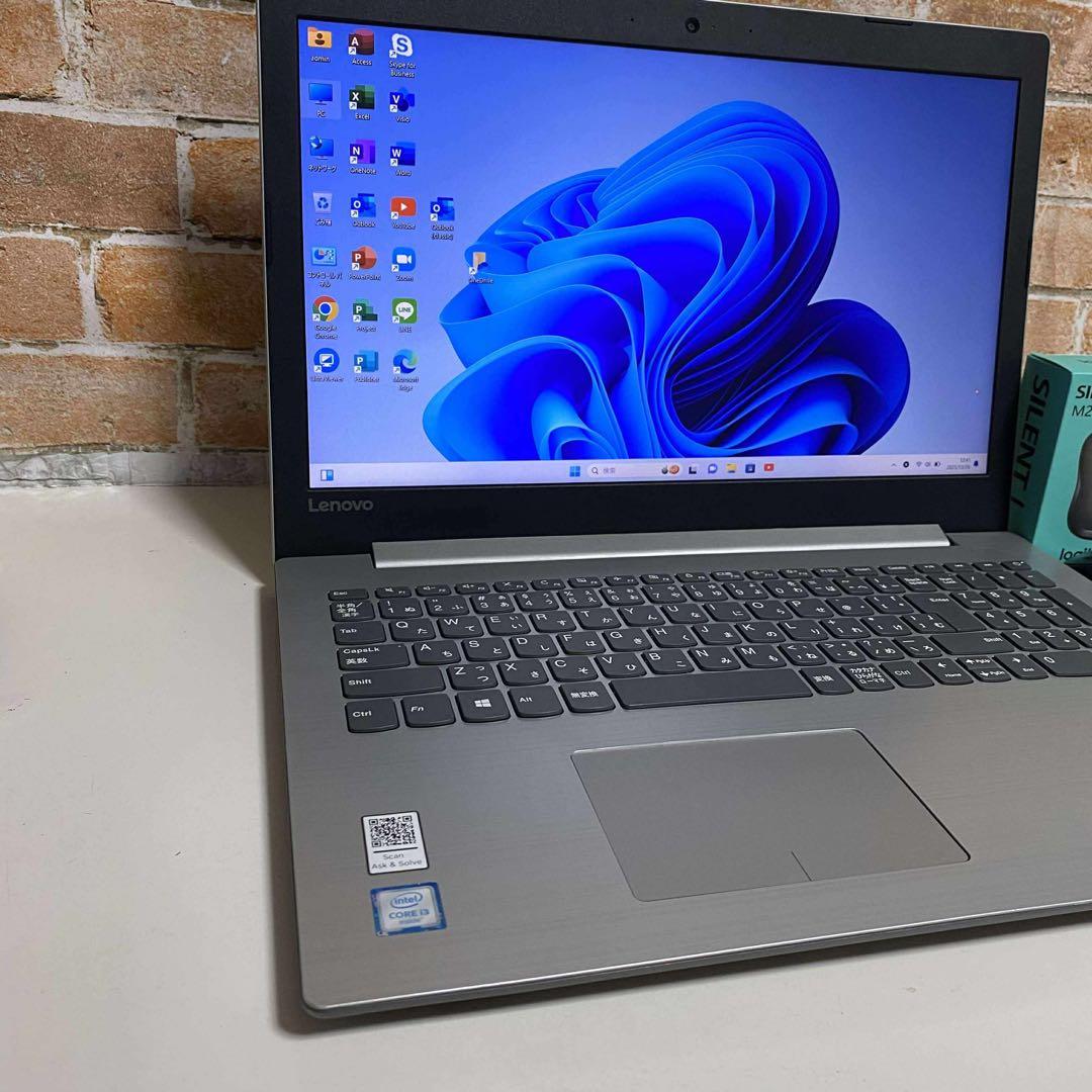 レノボ　IDEAPADノートPC FHD SSD メモリ8GBオフィス2024年