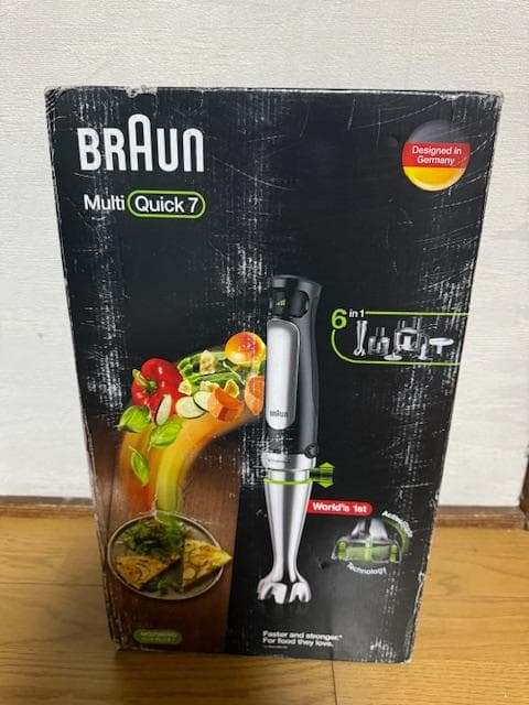 【訳有未使用品】ブラウン ハンドブレンダー マルチクイック7 MQ7080XG