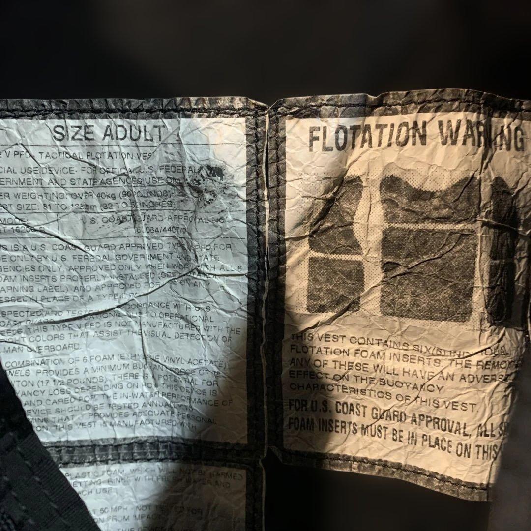 米軍放出US NAVY 海上警備　ロンドン　ブリッジ　フローテーションベスト中古