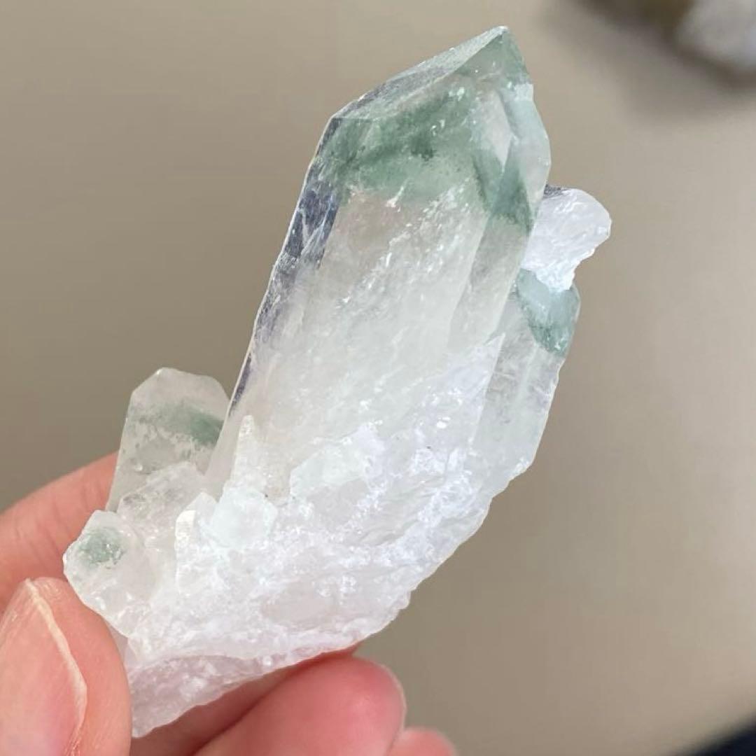 希少 ガネーシュヒマール 水晶 グリーンファントム 天然石 パワーストーン