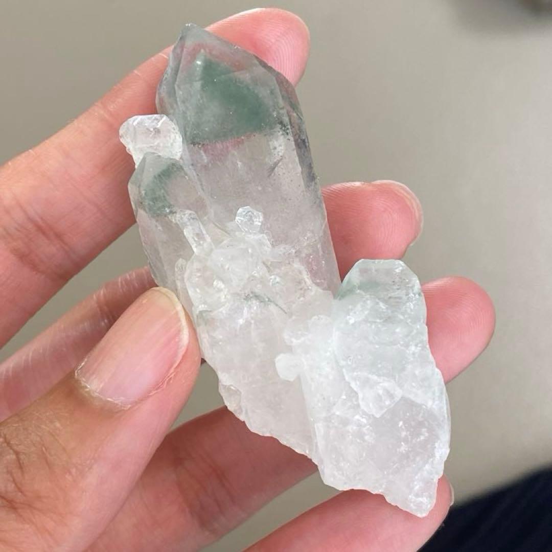 希少 ガネーシュヒマール 水晶 グリーンファントム 天然石 パワーストーン