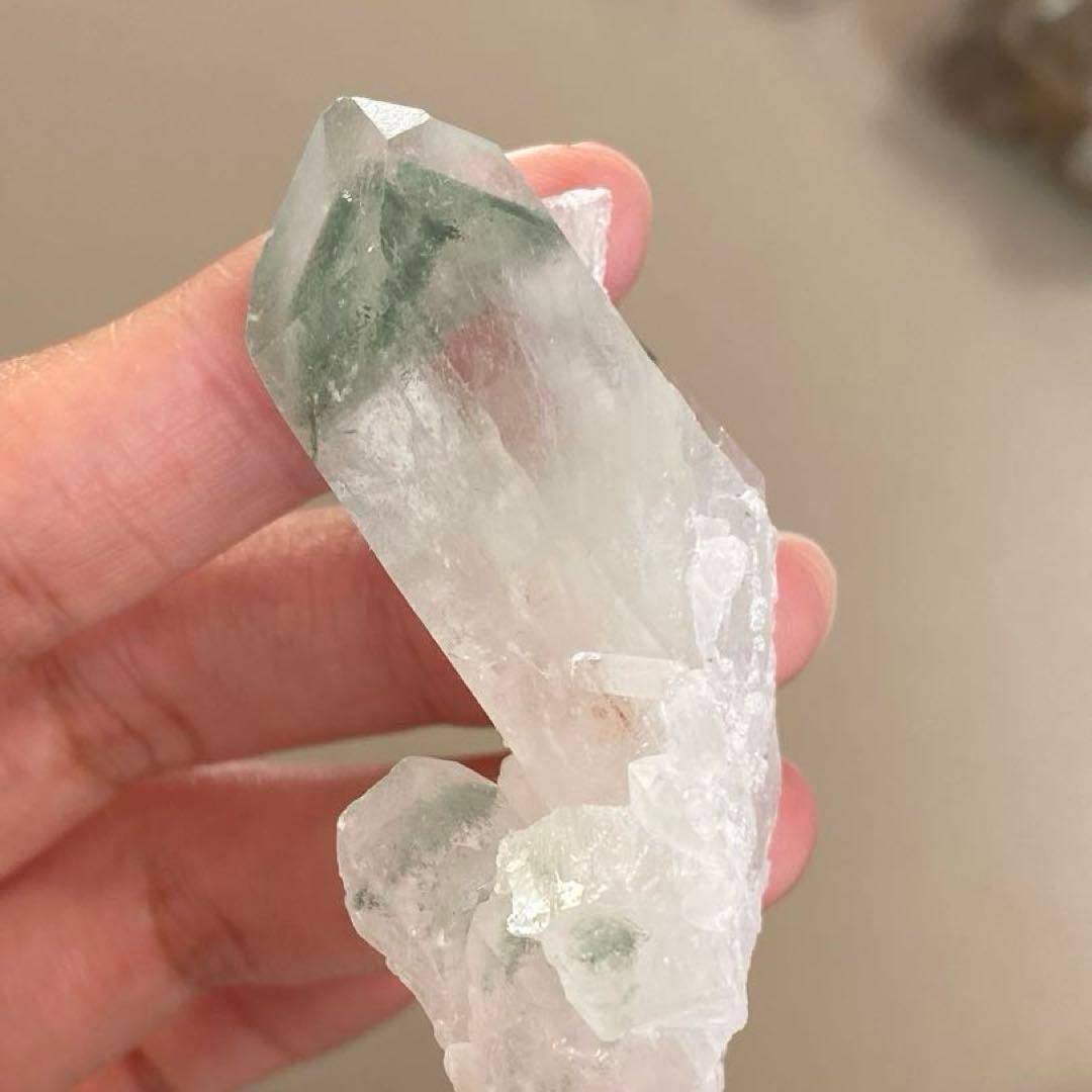 希少 ガネーシュヒマール 水晶 グリーンファントム 天然石 パワーストーン