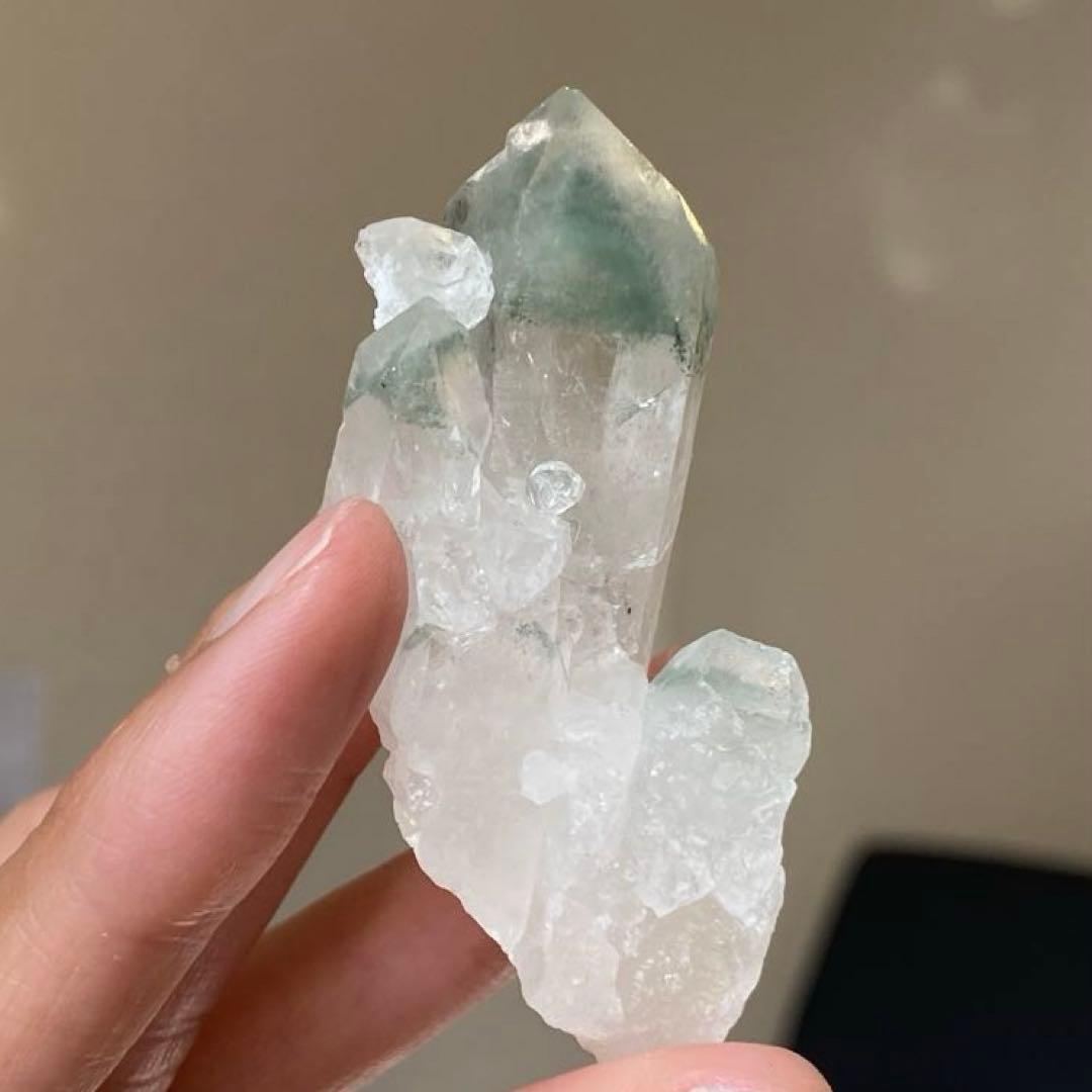 希少 ガネーシュヒマール 水晶 グリーンファントム 天然石 パワーストーン