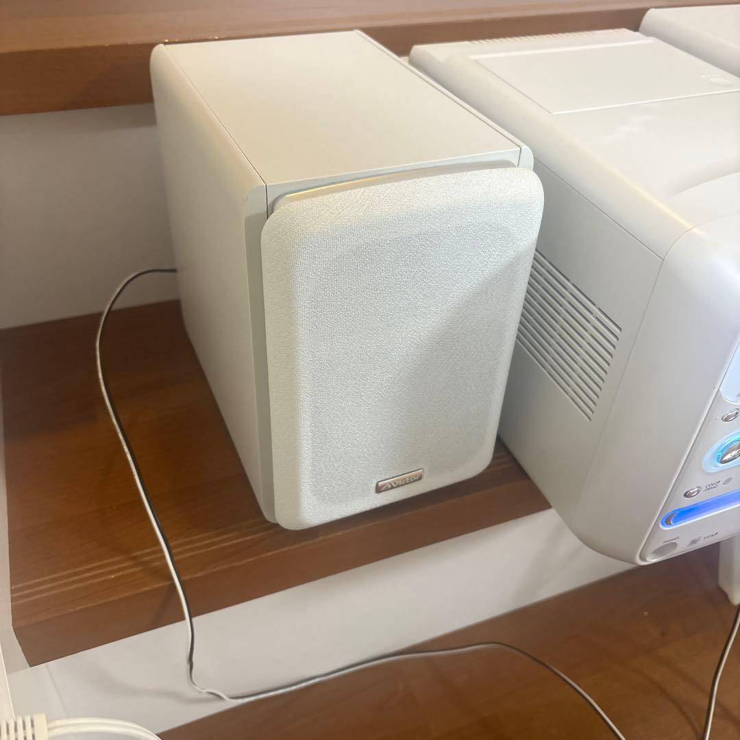 Victor マイクロコンポCD、MD、カセット、スピーカーセット ★動作確認済