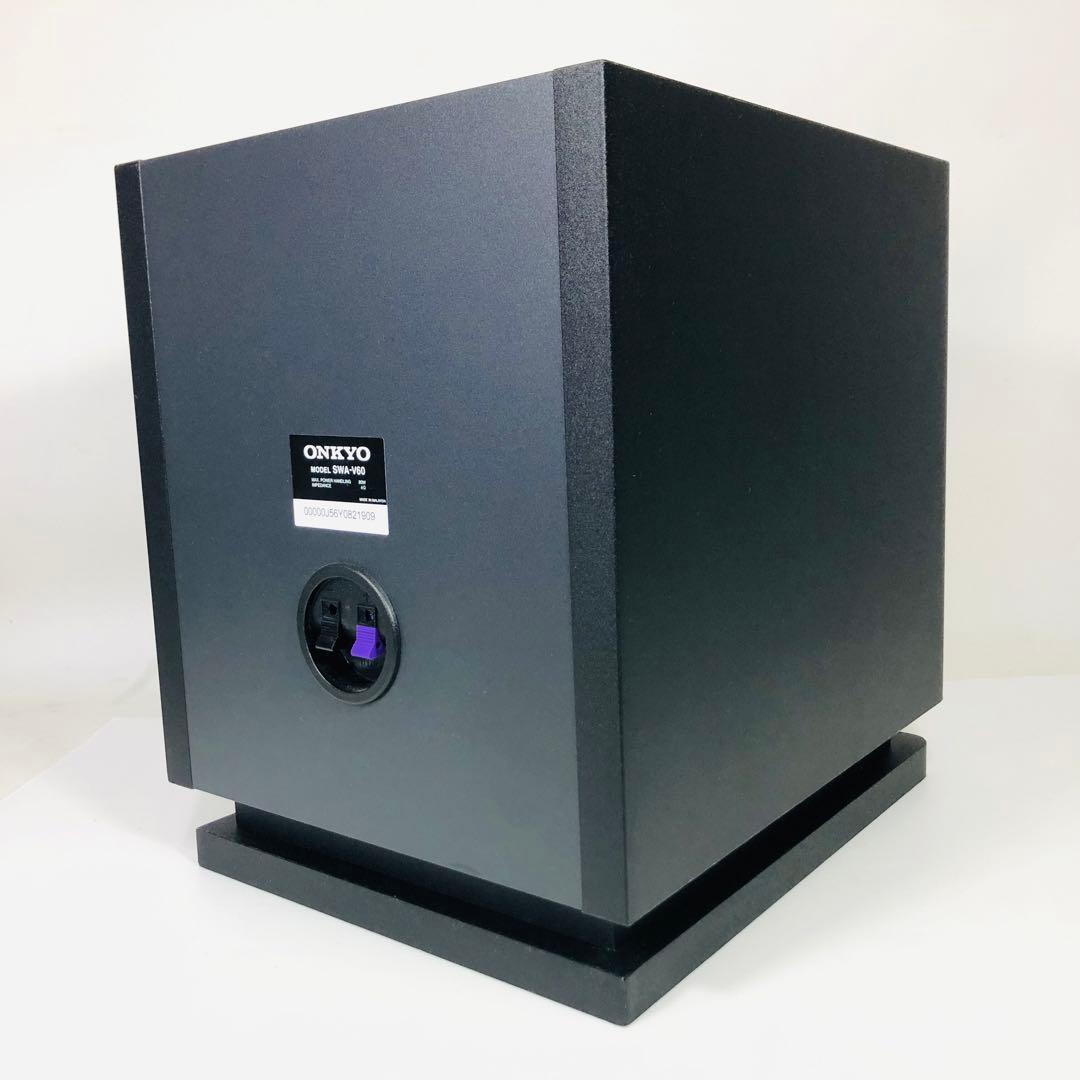 コンパクトなのに、響く重低音。ONKYO SWA-V60 サブウーファー