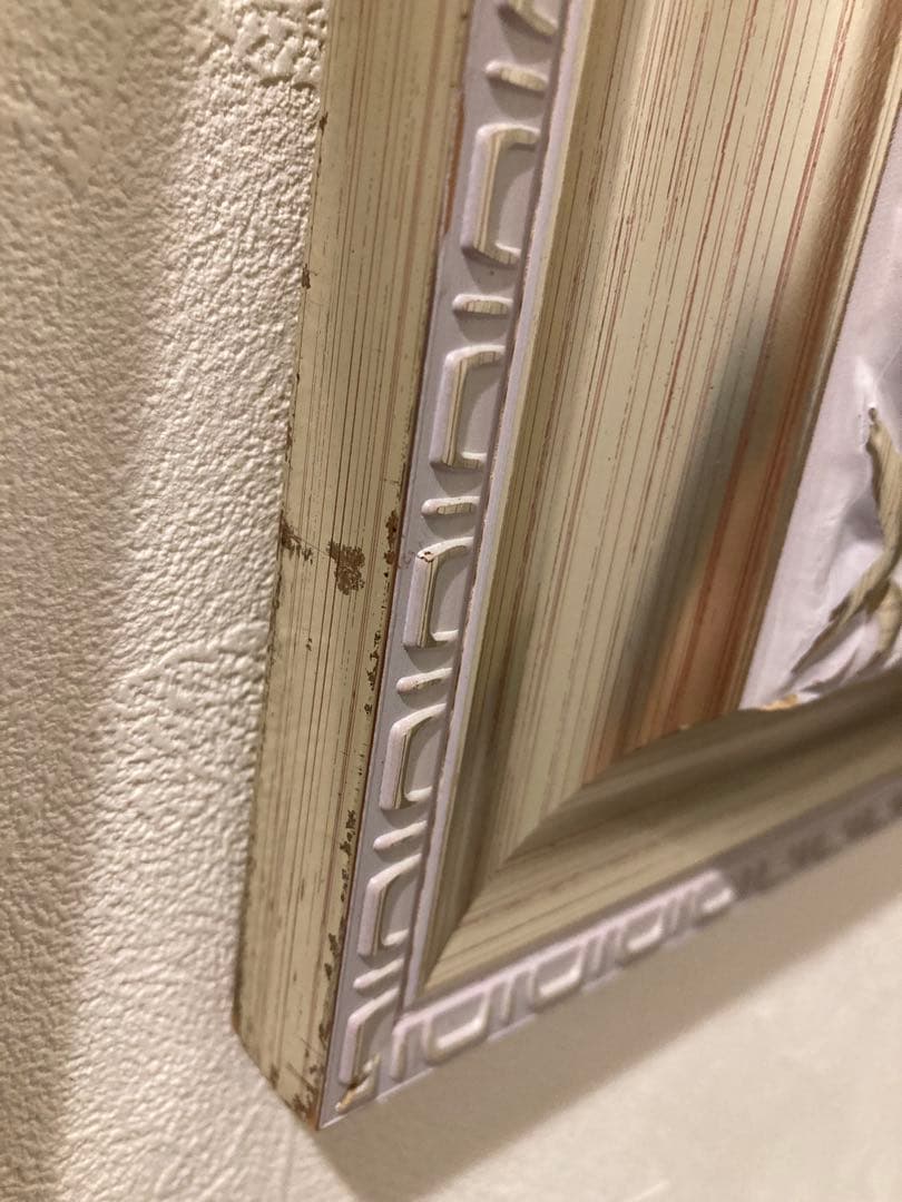 フランス　パリ　街並みの油彩画 大きなサイズ