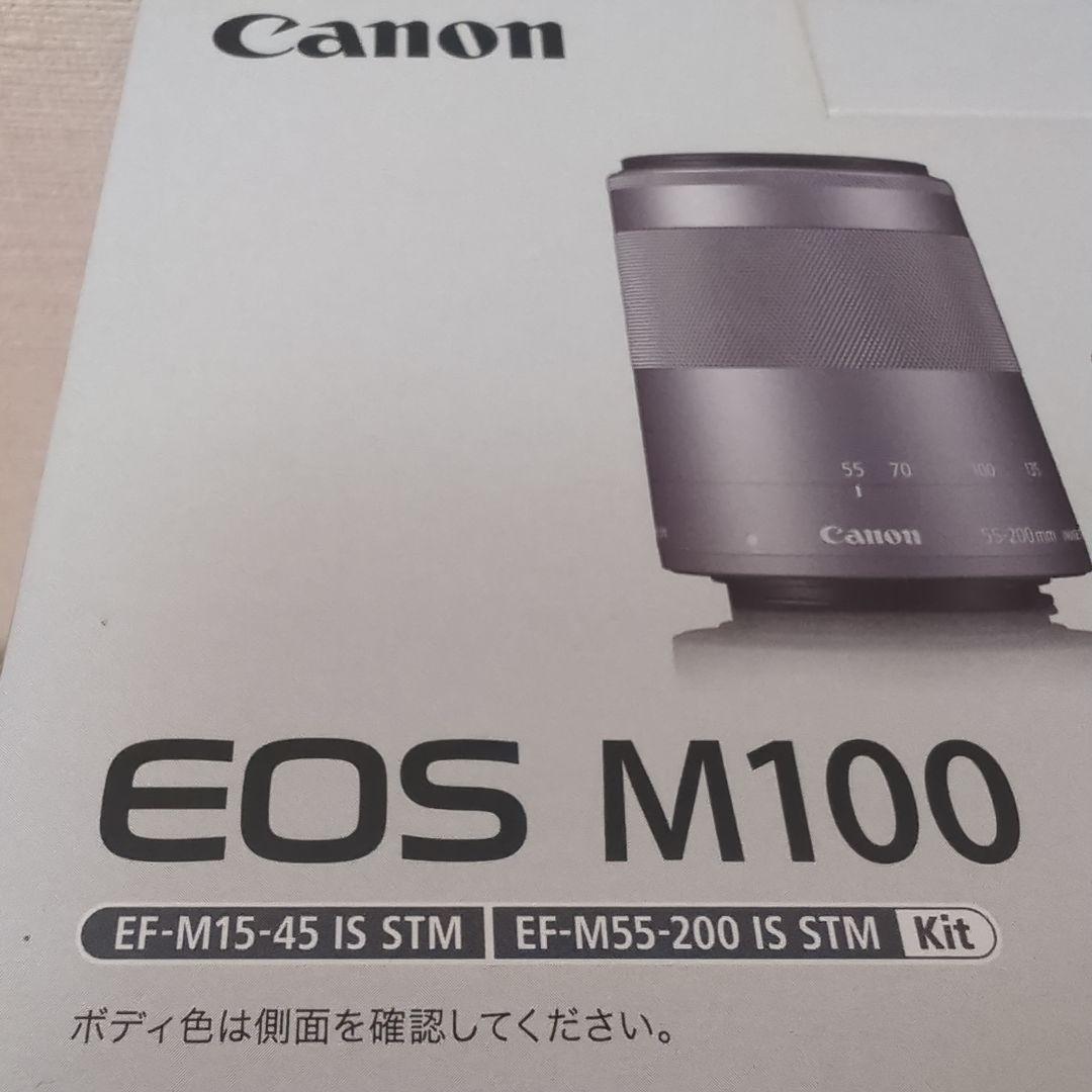 Canon EOS M100 ダブルレンズ 白　ミラーレス　一眼