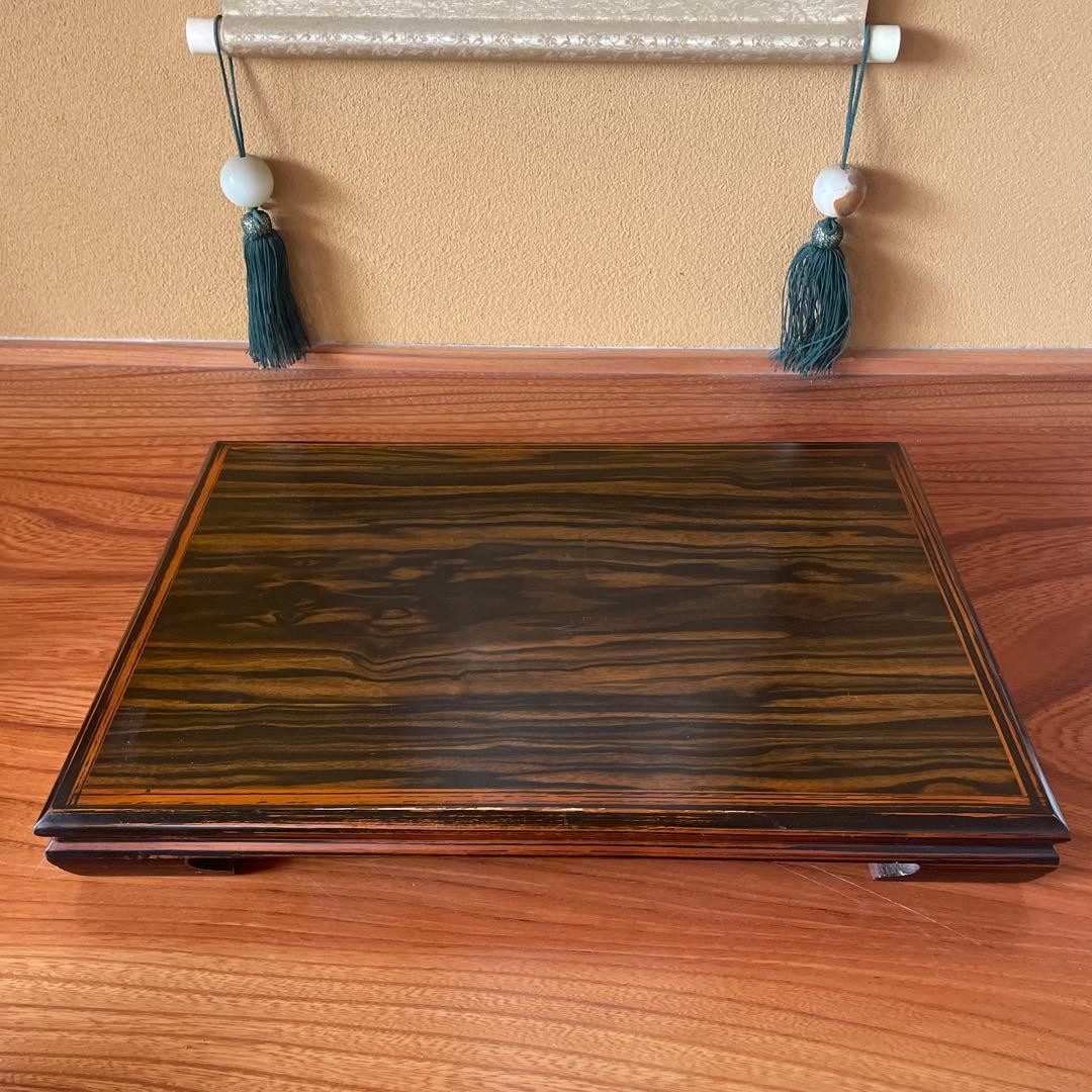 盆栽台 花台 飾り台 香炉台 花瓶台 サイドテーブル 木製 花梨材 ビンテージ