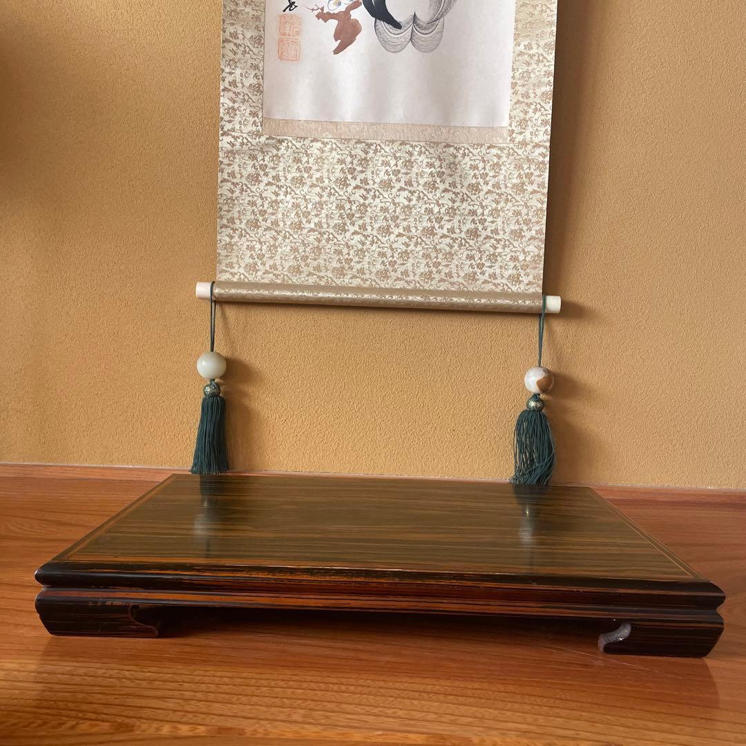 盆栽台 花台 飾り台 香炉台 花瓶台 サイドテーブル 木製 花梨材 ビンテージ