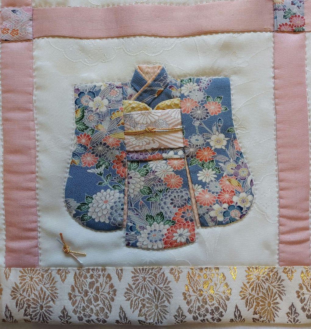 パッチワーク　着物　タペストリー　七五三　正月　ひなまつり