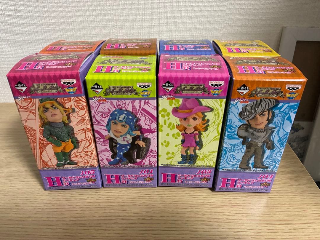 【全8種コンプ】一番くじ ジョジョ SBR H賞 ワールドコレクタブルフィギュア