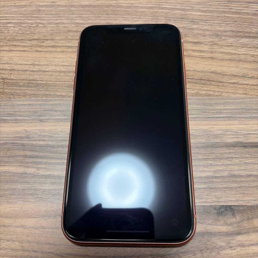 iPhoneXR 本体　128GB コーラル　オレンジ　SIMなし　au UQ