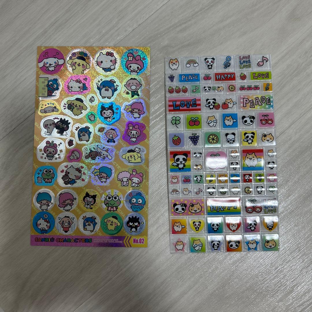 シールまとめ売り 11点　ボンドロ、おはじきシールなど