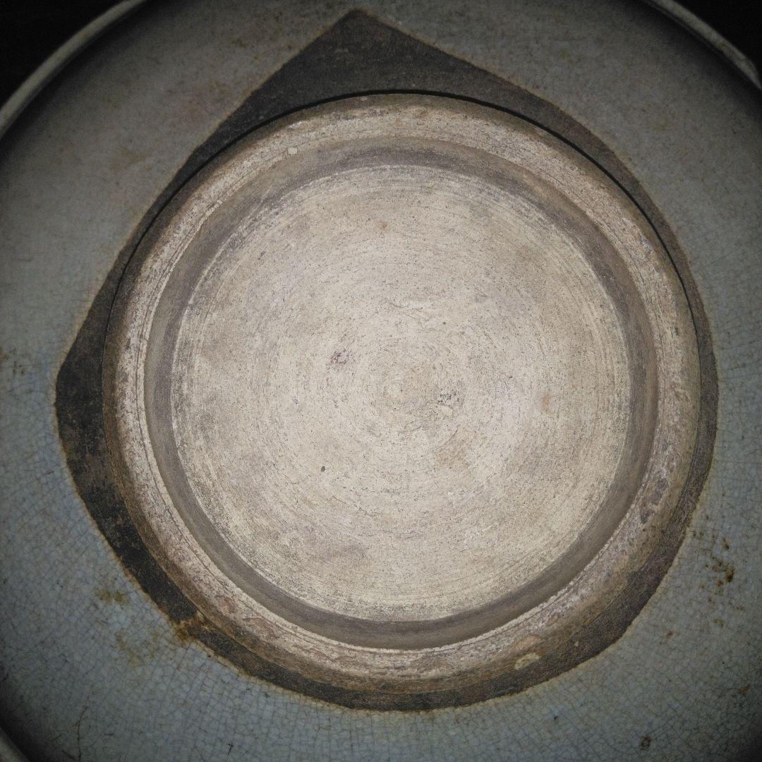 NO264 相馬焼　古相馬　鉄絵皿