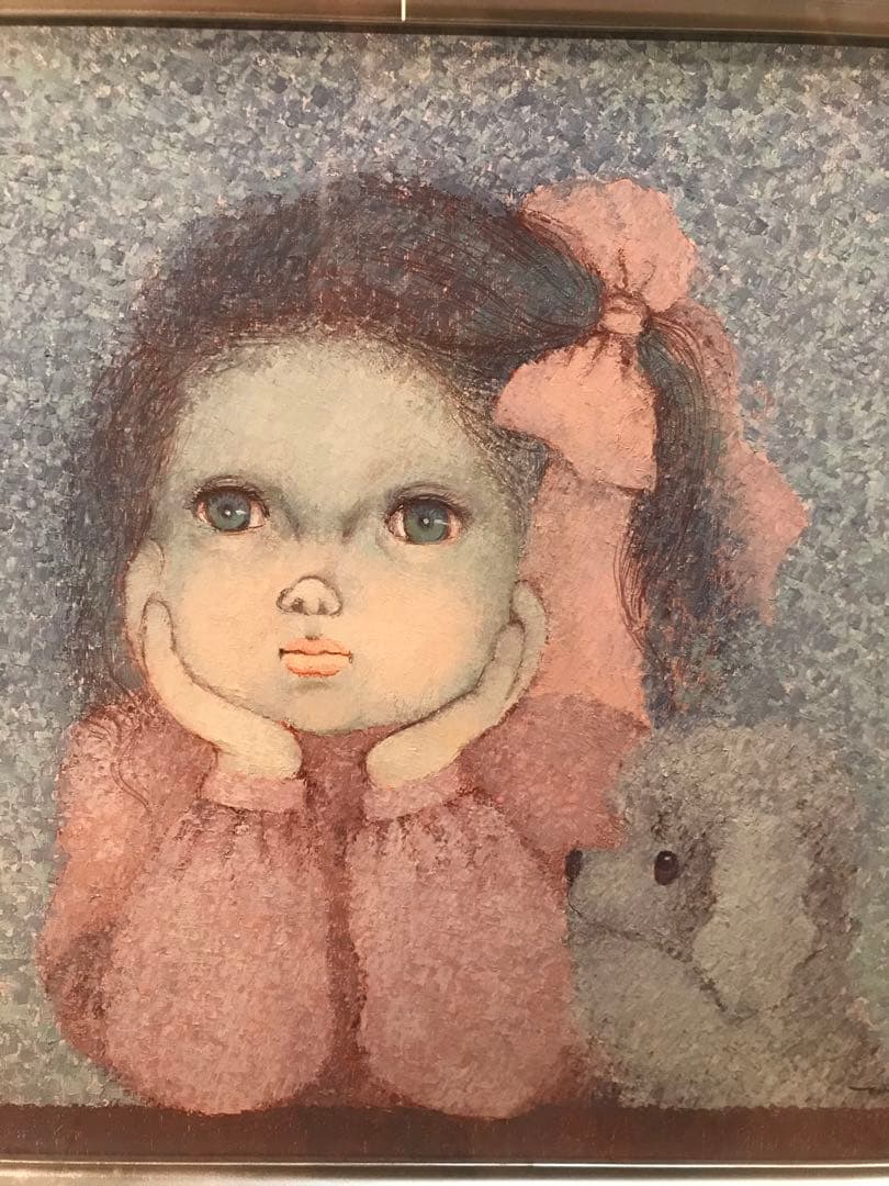 はしぐちみよこ　「窓」　油彩Ｆ６号　画面右下・キャンバス裏に直筆サイン有り