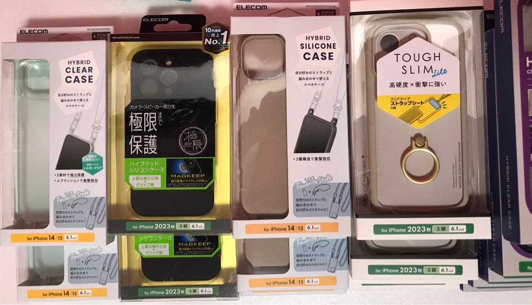 ELECOM エレコム iPhone ケース フィルム セット 40点まとめ売り