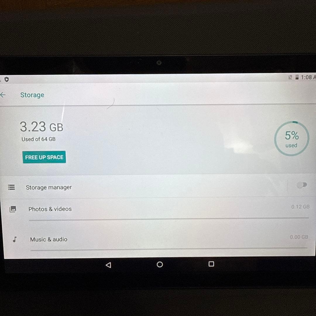 Androidタブレット 64GB ストレージ
