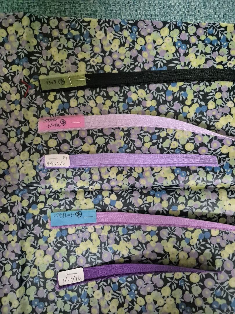 yu様ご確認用リバティぺったんこポーチ