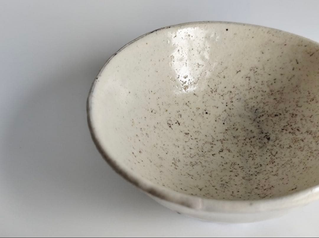 【新品】 森岡成好 粉引 碗 灰被 茶碗 / 陶器 陶芸 皿 茶道具 茶器 在銘