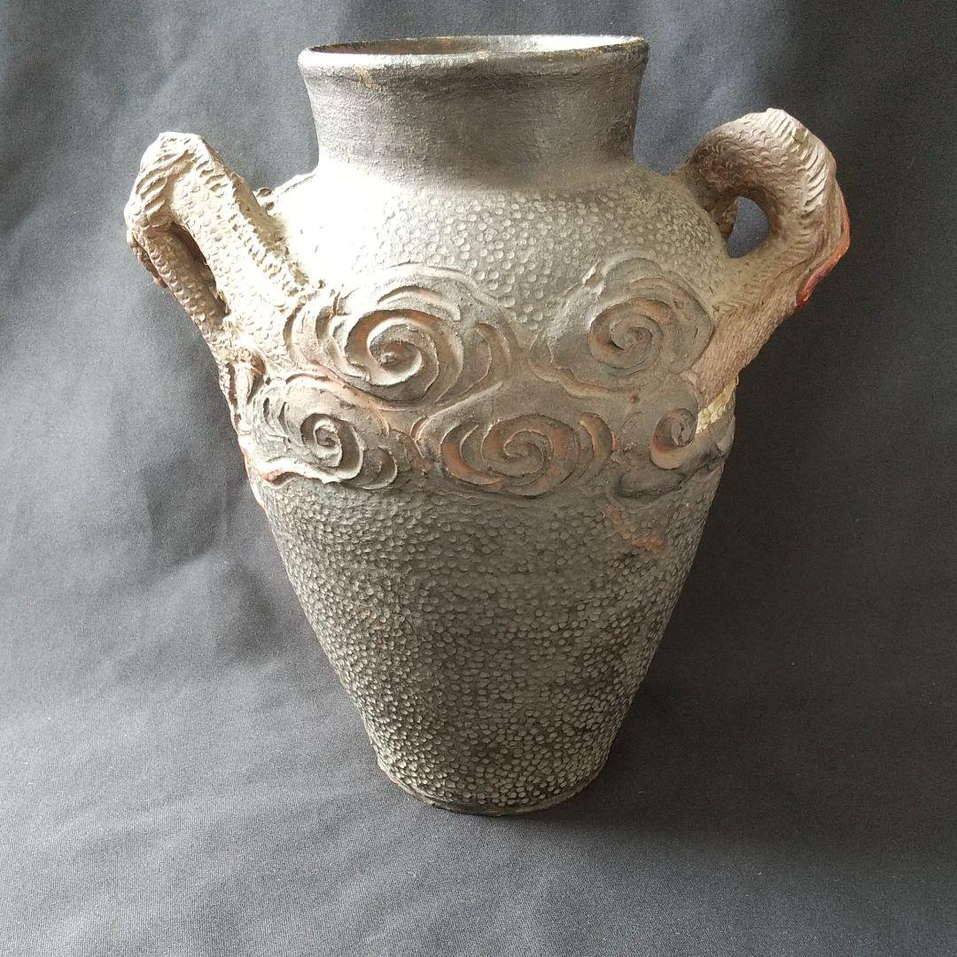 古琉球龍甁 貴重 骨董 茶道具