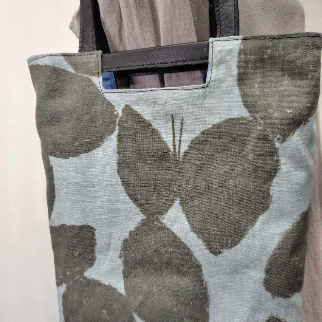 s*s様 ミナペルホネン/スローダンス×うさぎカケラパッチ/A4ショルダートート