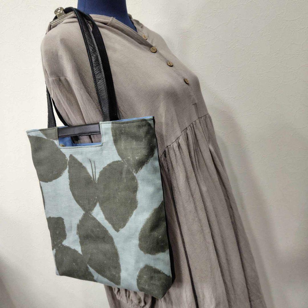 s*s様 ミナペルホネン/スローダンス×うさぎカケラパッチ/A4ショルダートート