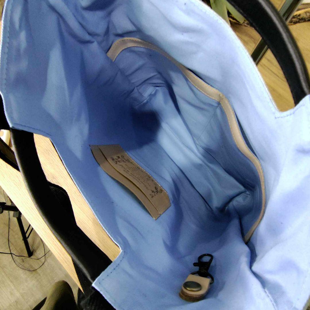 s*s様 ミナペルホネン/スローダンス×うさぎカケラパッチ/A4ショルダートート