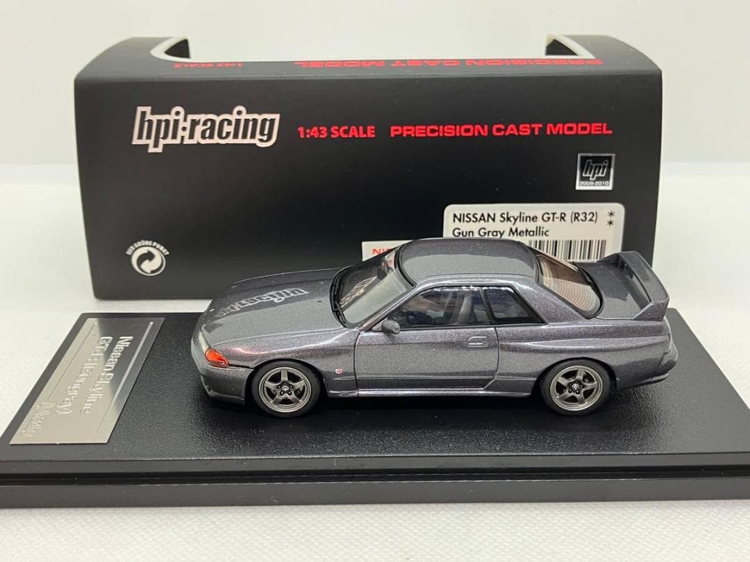 ★1/43★ニッサン スカイライン GT-R★R32★ガングレーメタリック★日産