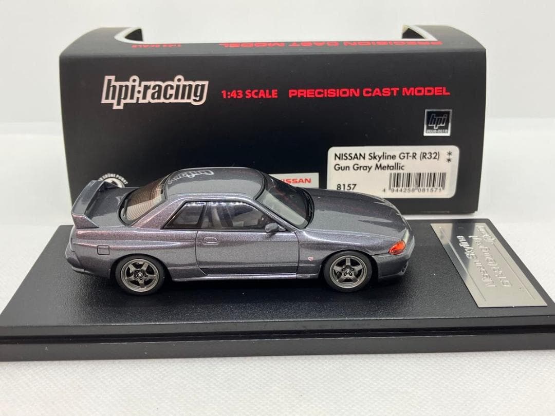 ★1/43★ニッサン スカイライン GT-R★R32★ガングレーメタリック★日産