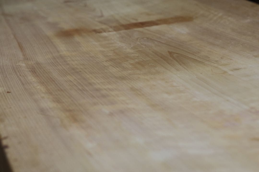 ローテーブル　檜　一枚板　無垢　白木　180cm  厚み10cm