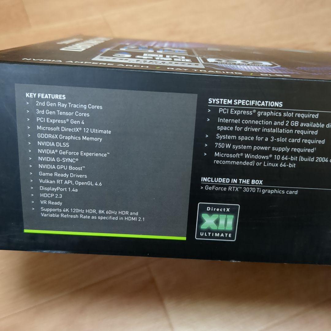 グラフィックボード・グラボ・ビデオカード RTX3070Ti