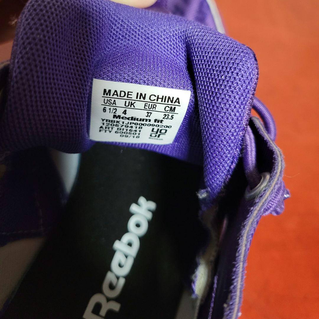 ももクロ Reebokリーボック スニーカー れにちゃん パープル 23.5cm