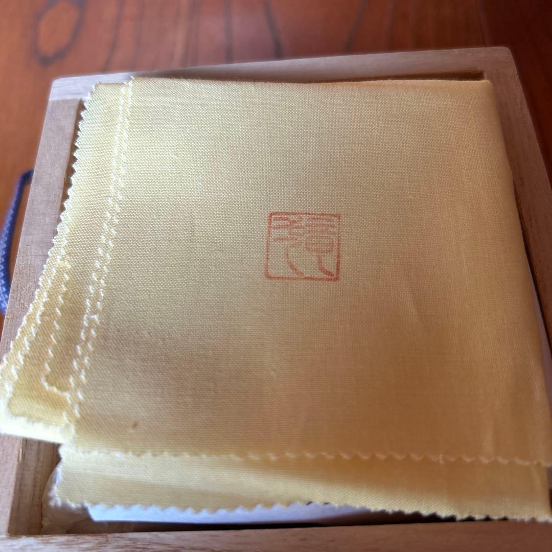 木箱入り 備前焼　山本竜一　小皿五枚