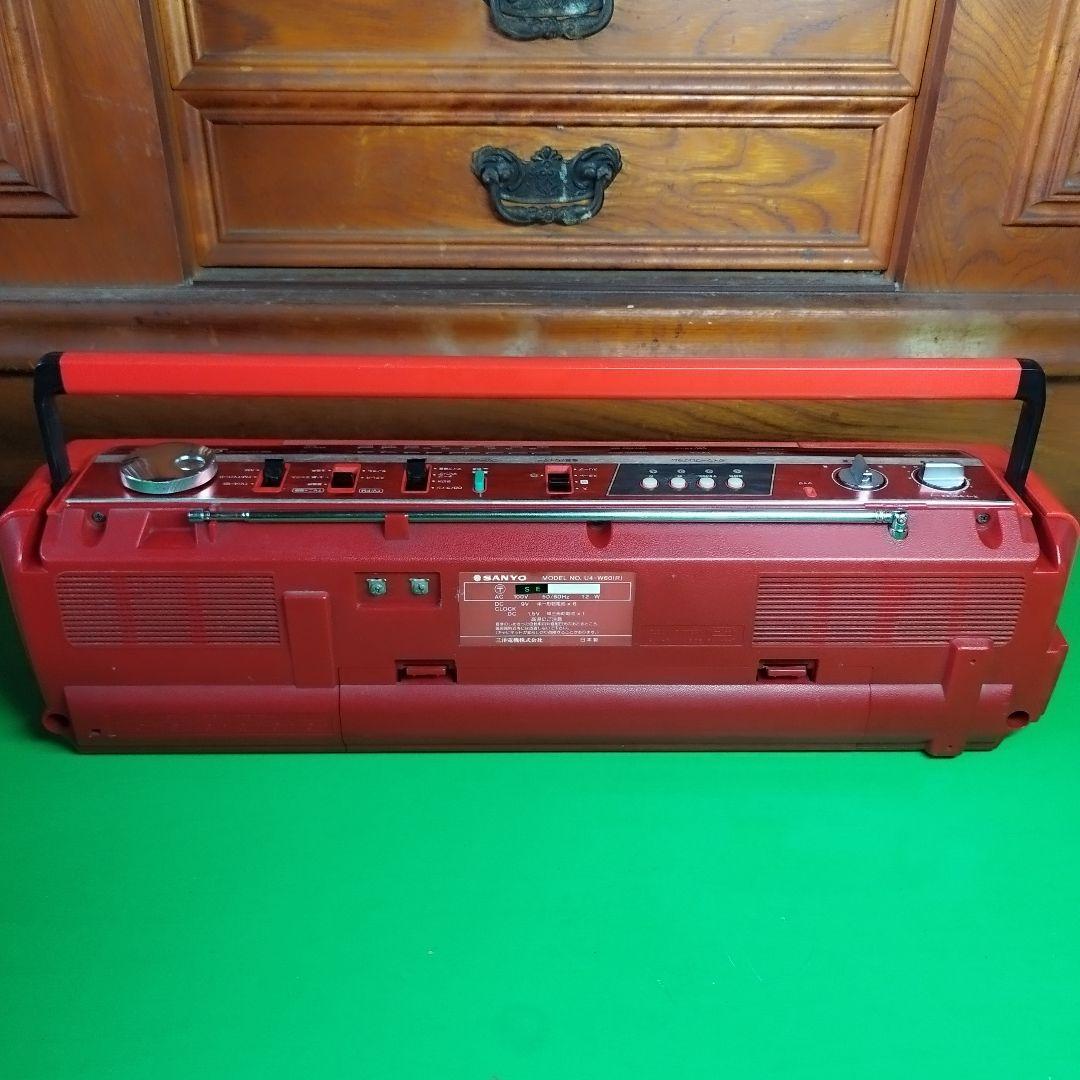 SANYO　ダブルラジカセ（クロック・タイマー・スリープ）U4-W60