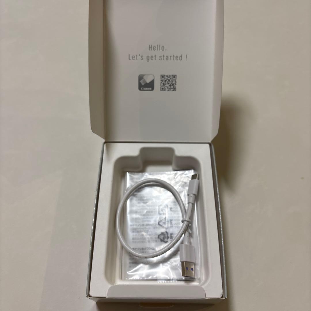 美品　Canon PV-223-WH WHITE キャノンZINKフォトペーパー