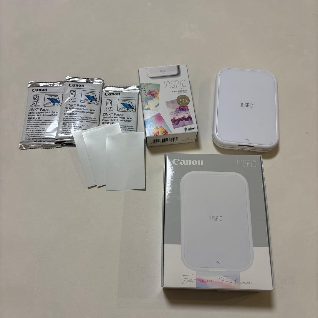 美品　Canon PV-223-WH WHITE キャノンZINKフォトペーパー