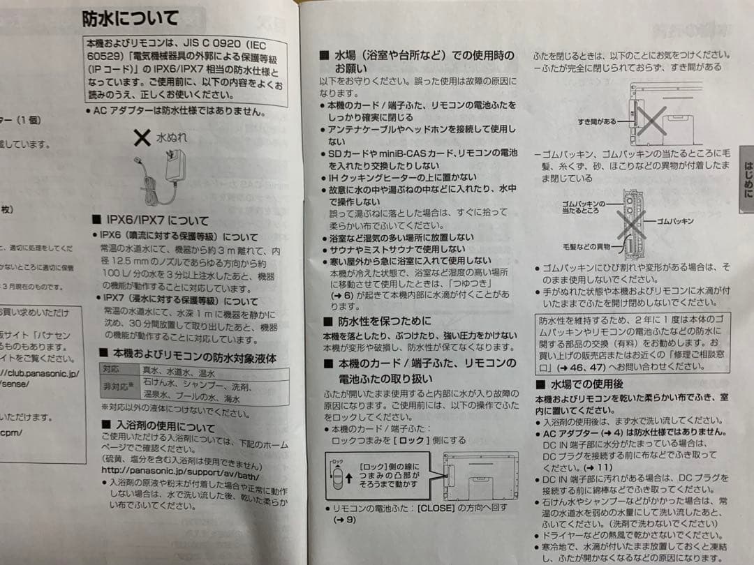 Panasonic VIERA ポータブル地上デジタルテレビ SV-ME7000
