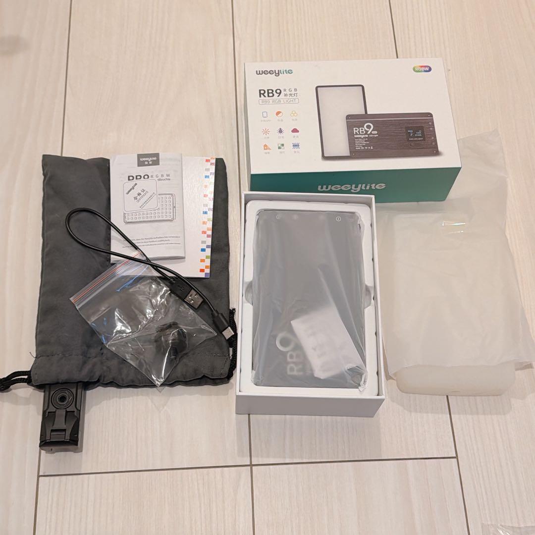 【SALE】 weeylite RGB LEDライト色29種Type-C充電