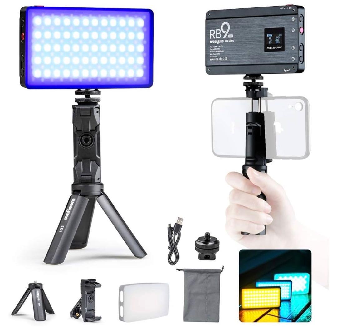 【SALE】 weeylite RGB LEDライト色29種Type-C充電