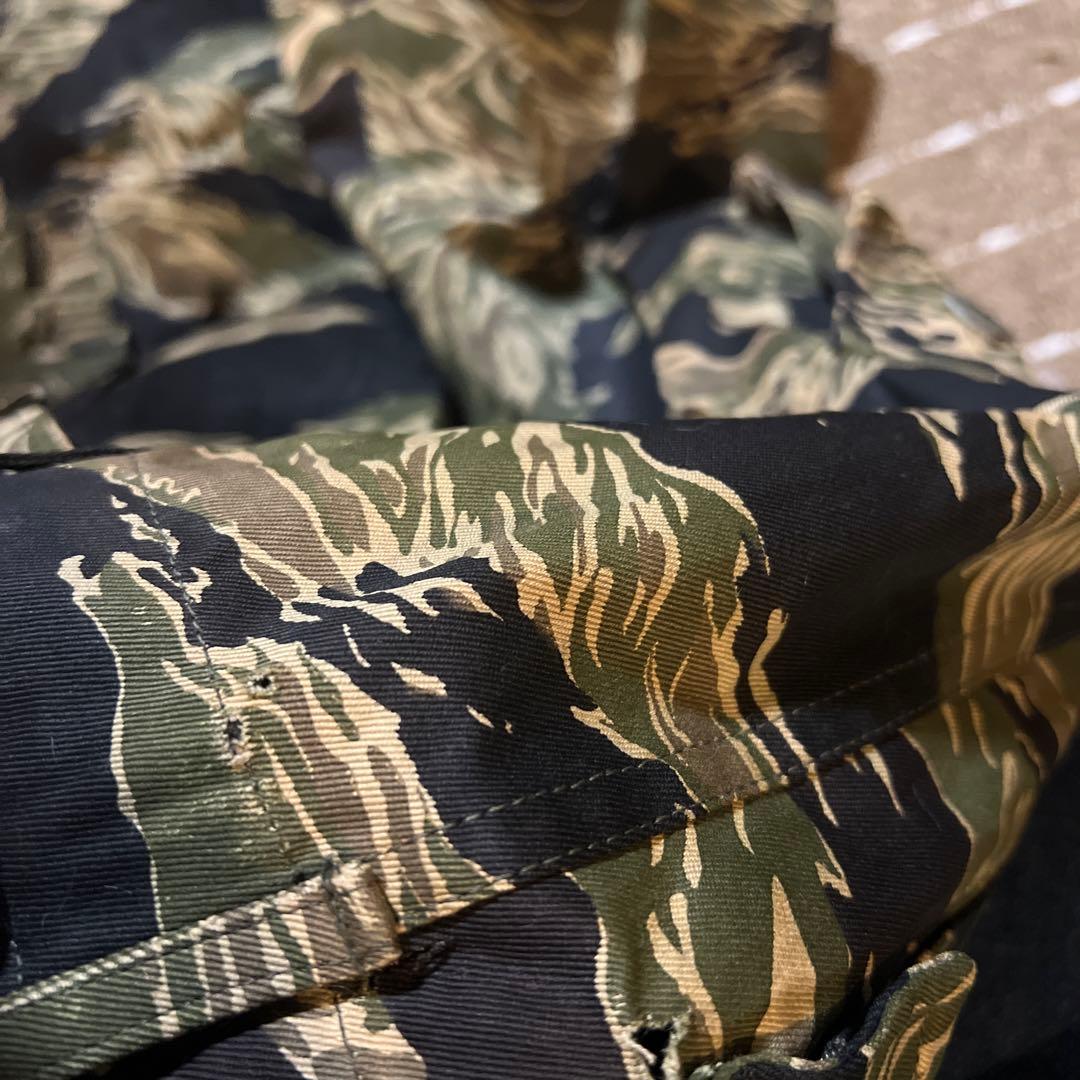60年代　実物　米軍　ベトナム戦　タイガーストライプ　タイガーカモ