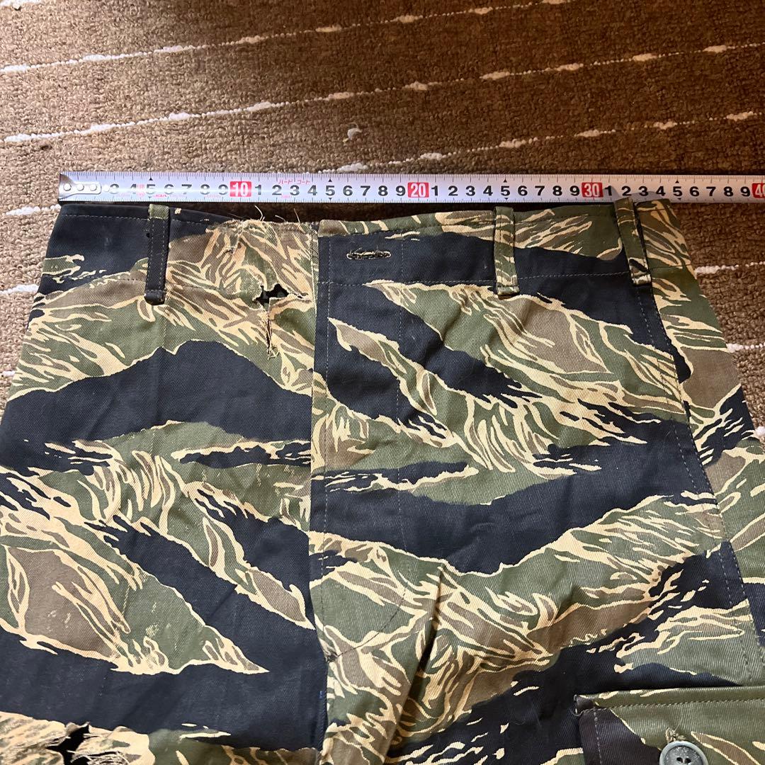60年代　実物　米軍　ベトナム戦　タイガーストライプ　タイガーカモ
