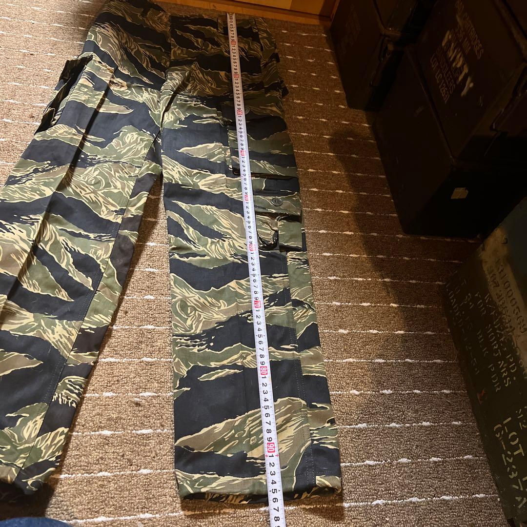 60年代　実物　米軍　ベトナム戦　タイガーストライプ　タイガーカモ