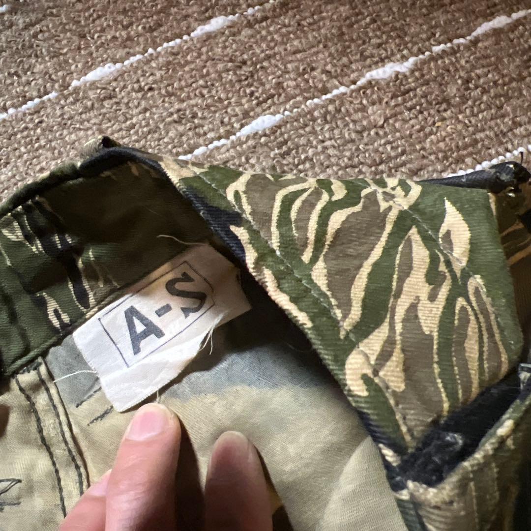 60年代　実物　米軍　ベトナム戦　タイガーストライプ　タイガーカモ