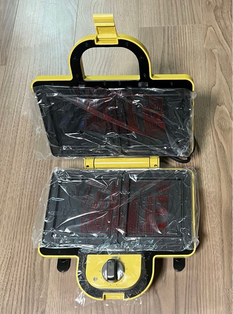 週末値下げ　ポケモンホットサンドメーカーダブル　BOE132-YE BRUNO