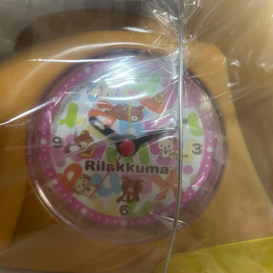 リラックマ　3Dアラームクロック　置き時計　寝そべり　希少　レア