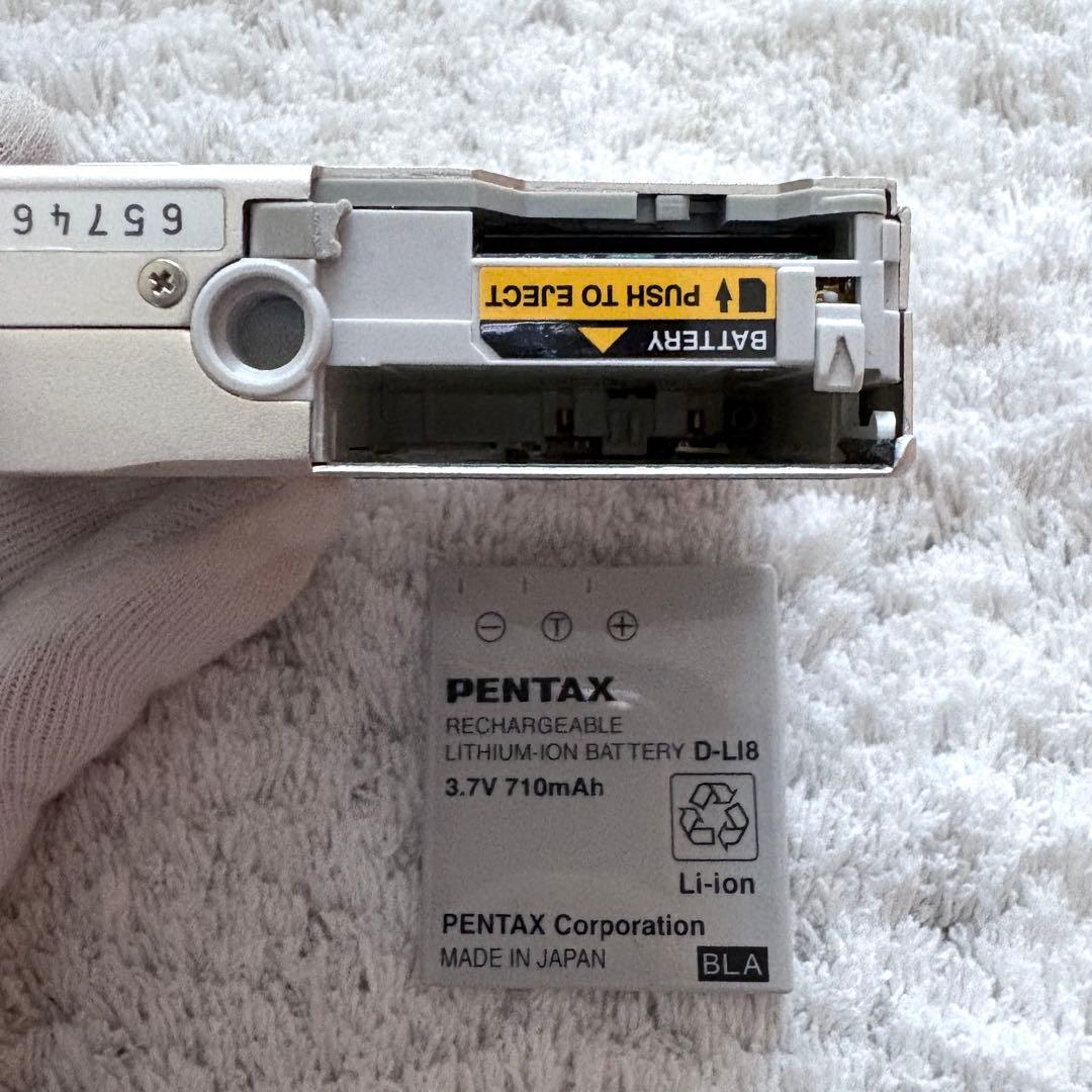 【動作品】PENTAX ペンタックス Optio S4 レトロコンデジ シルバー