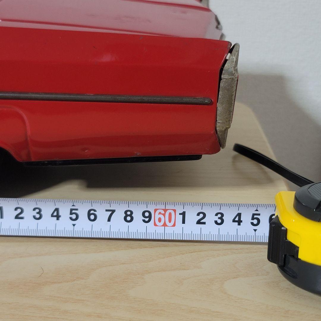 野村トーイ ブリキ キャデラック赤 65cm