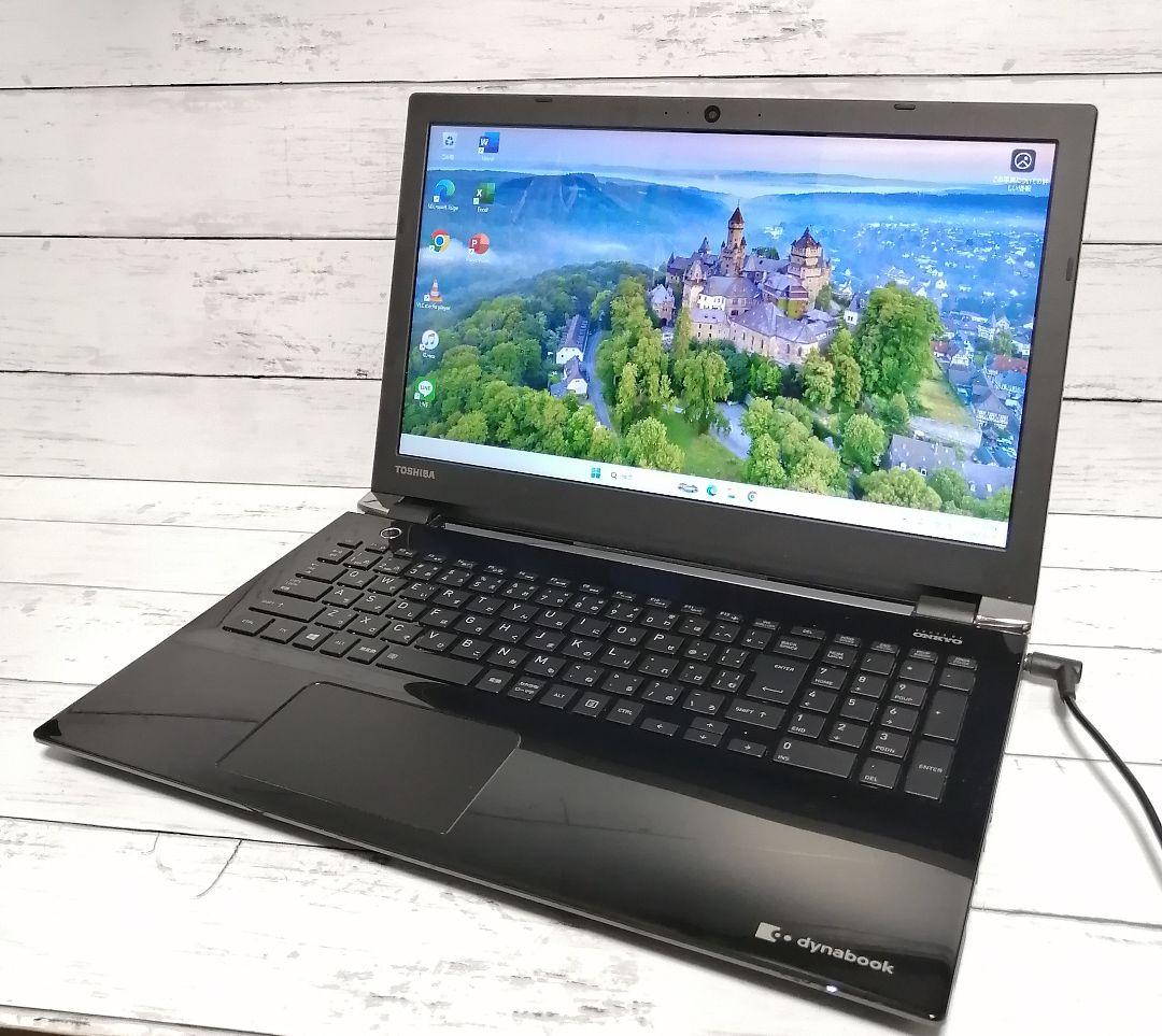 Windows11 TOSHIBA ノートパソコン 本体 カメラ オフィス付き