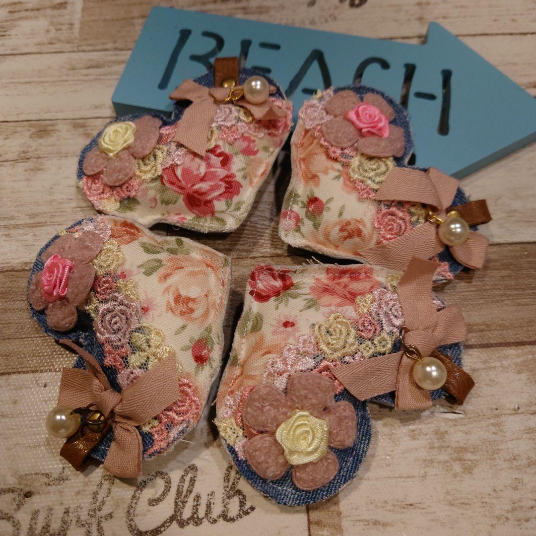 メグえもん様お取り置き　にこちゃんタグ＆ぷっくりハート4個×4セット