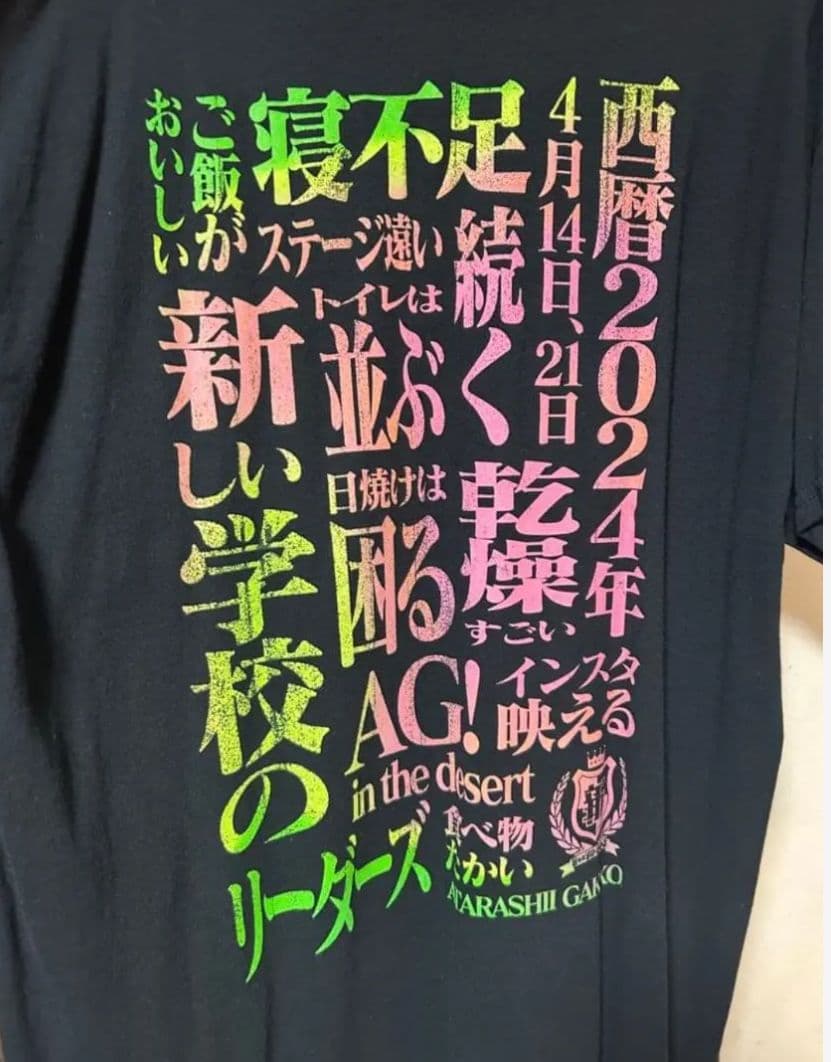 新しい学校のリーダーズ AG! Tシャツ Coachella